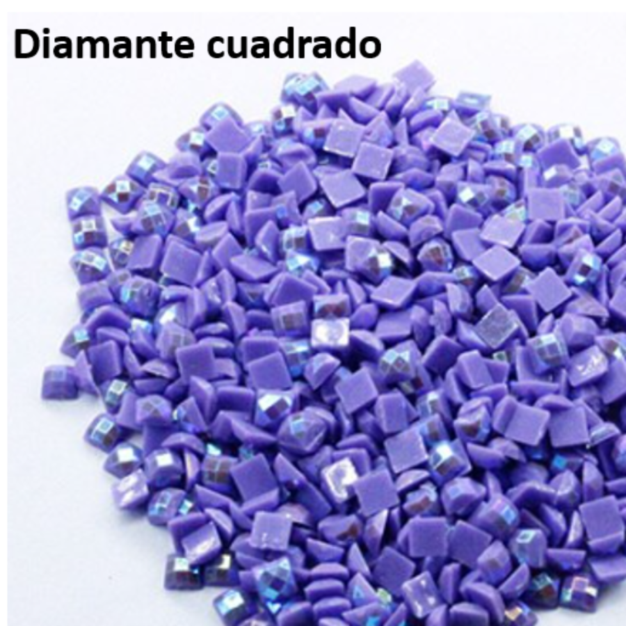 Pintura con Diamantes Libélula en Flor 30X40