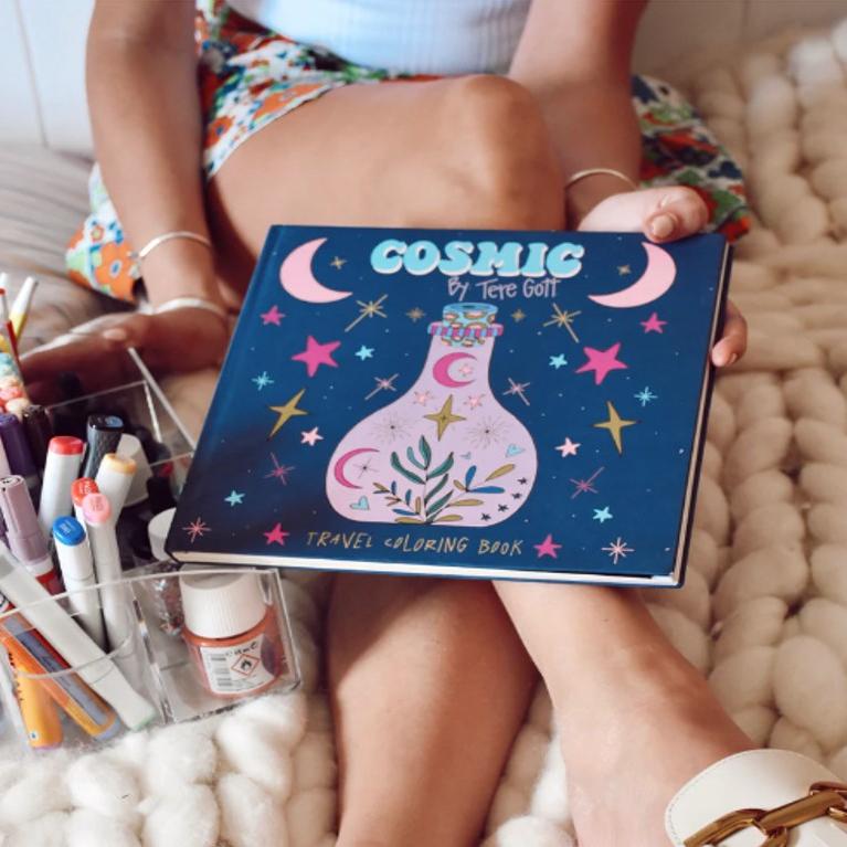 Libro para Colorear Cosmic 20 ilustraciones by Tere Gott