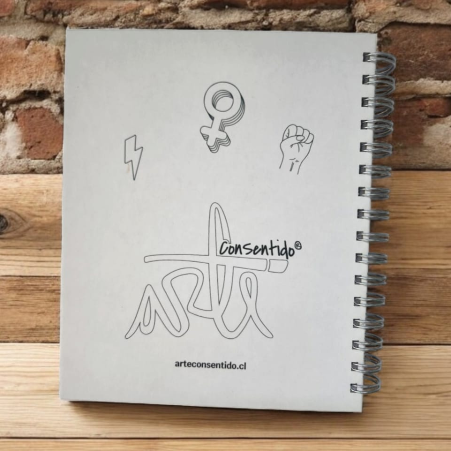 Cuaderno para pintar y decorar tapa y contratapa Girl Power