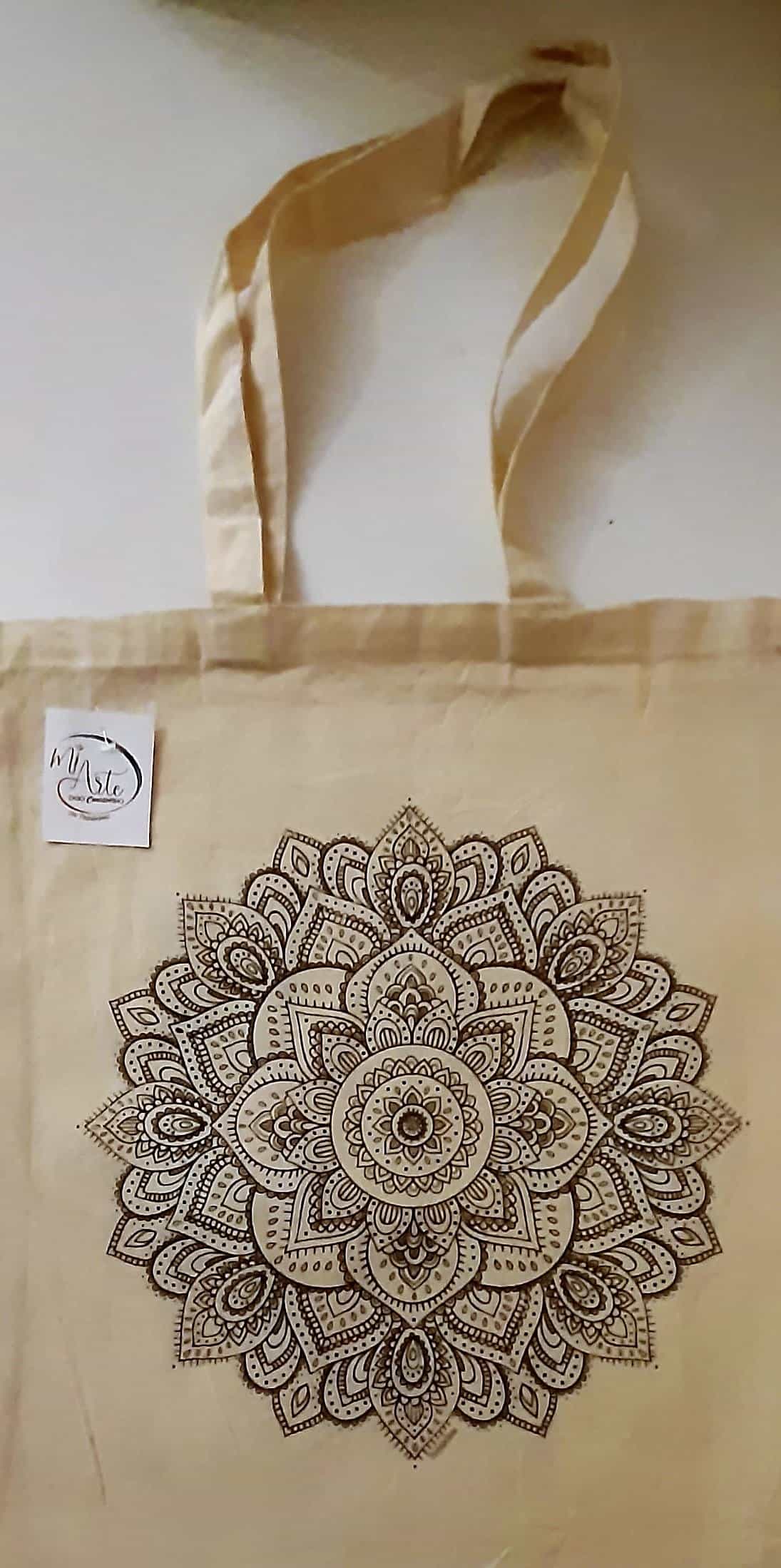 Pintables en Tela Bolsa Asa Simple Nº52