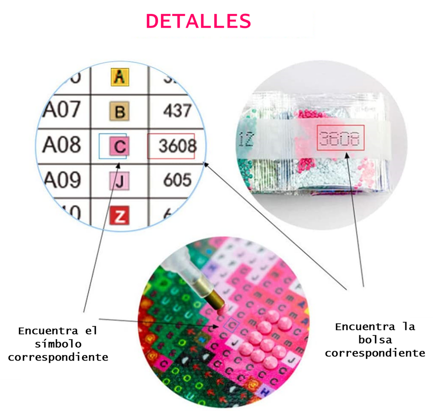 Pintura con Diamantes Deco Niña Acrílico