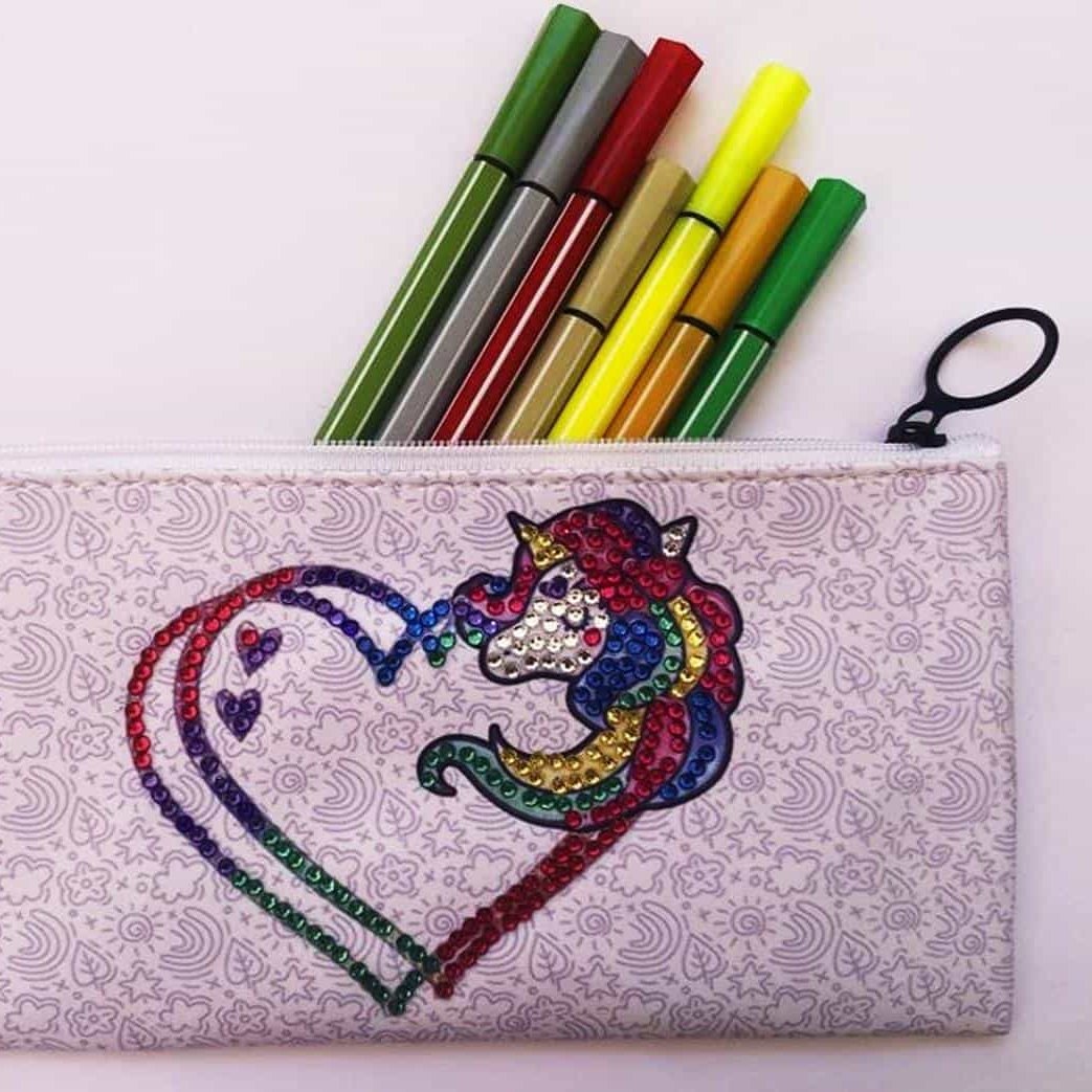 Pintura con Diamantes Estuche Unicornio