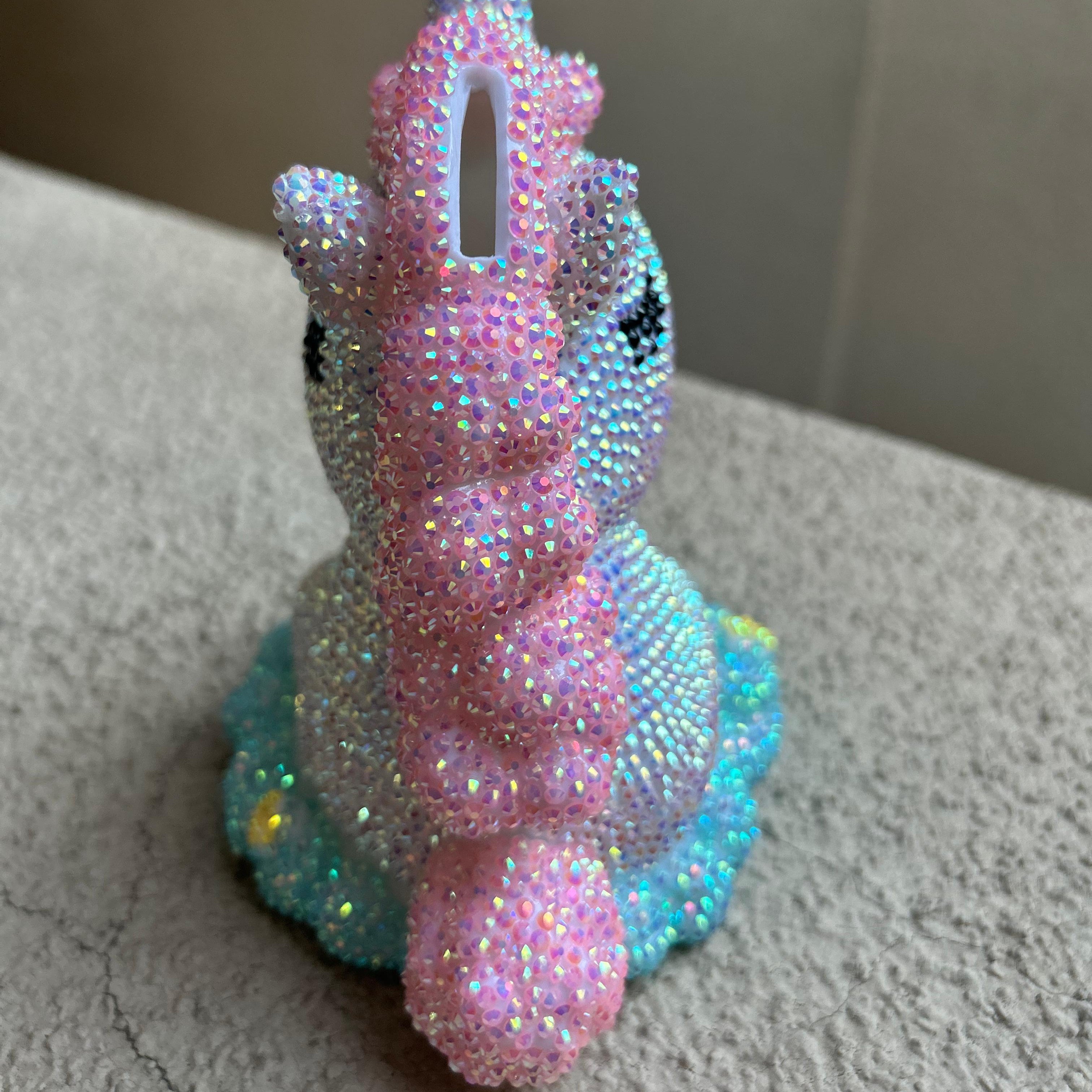 Pintura con Diamantes Alcancía Unicornio