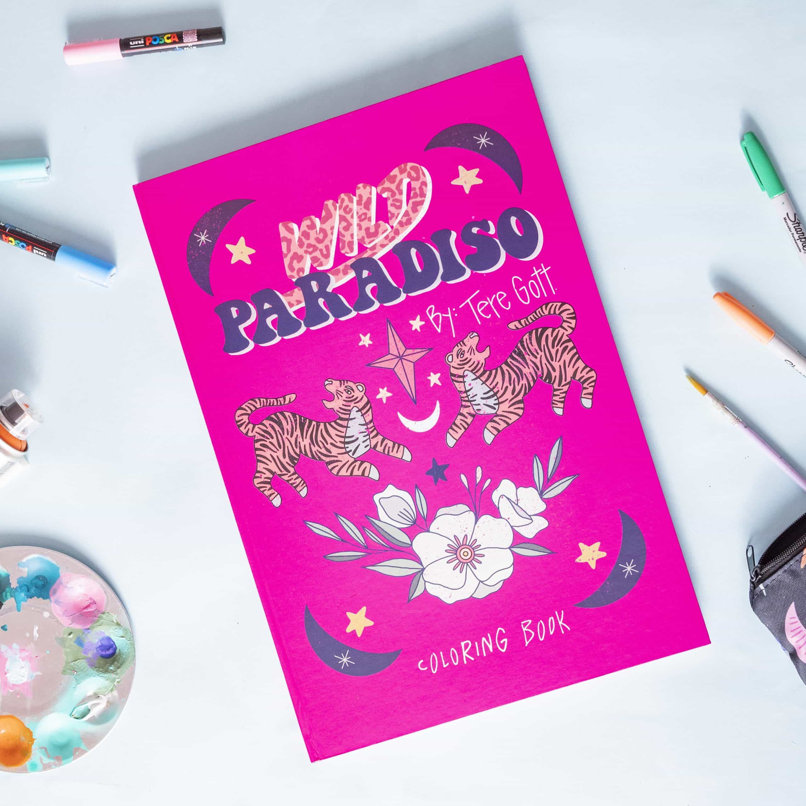 Libro para Colorear Paradiso 22 ilustraciones by Tere Gott