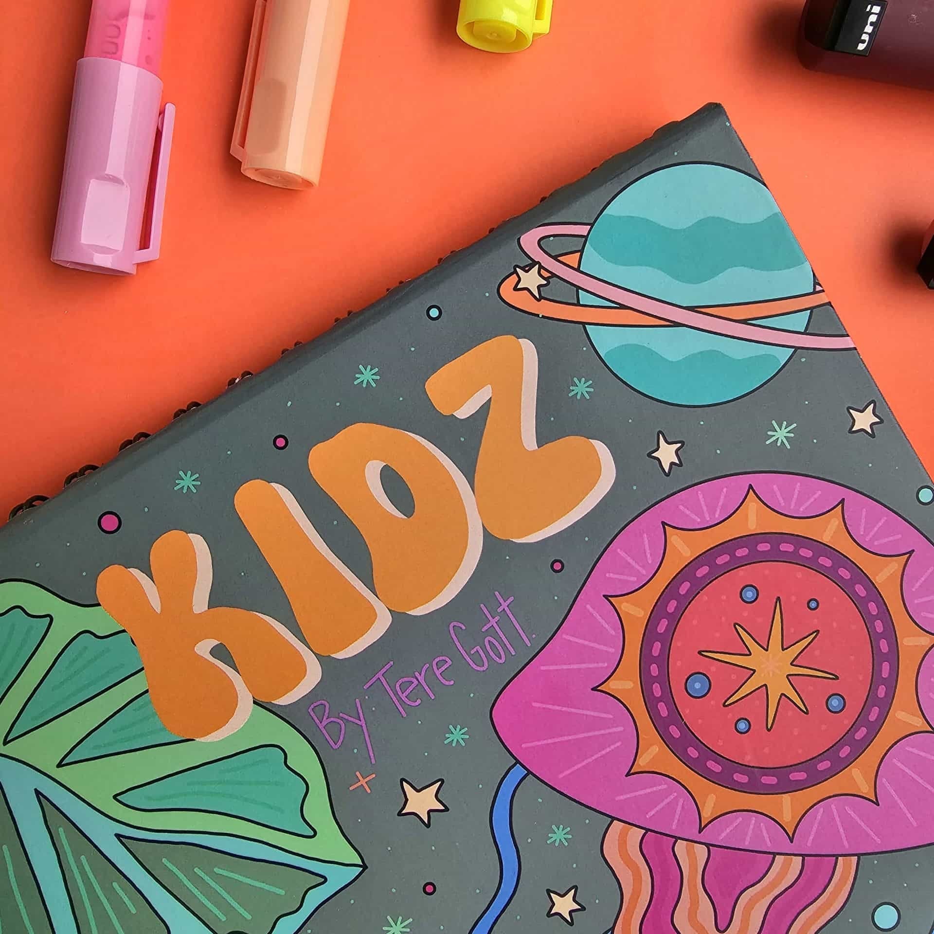 Libro para Colorear Kidz 20 ilustraciones by Tere Gott