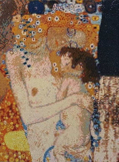 Pintura con Diamantes Las Tres Edades 30X40