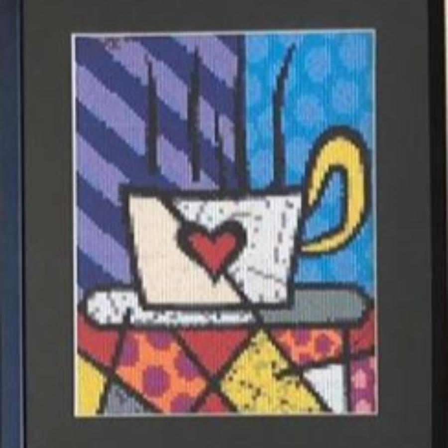 Pintura con Diamantes Café Britto 20x25