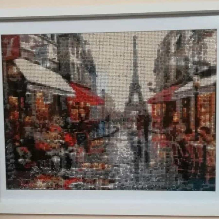 Pintura con Diamantes París 30x40