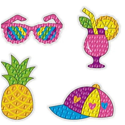 Pintura con diamantes set stickers Arco iris