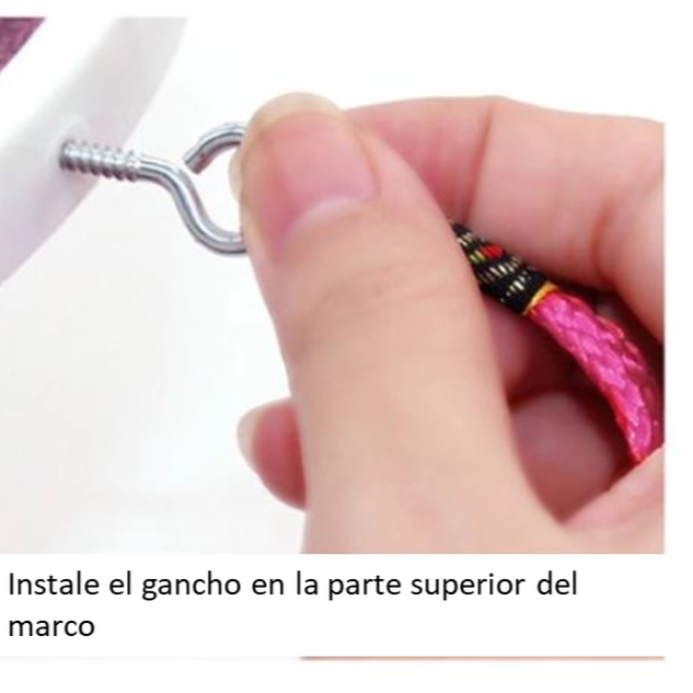 Pintura con Diamantes Colgante Virgen