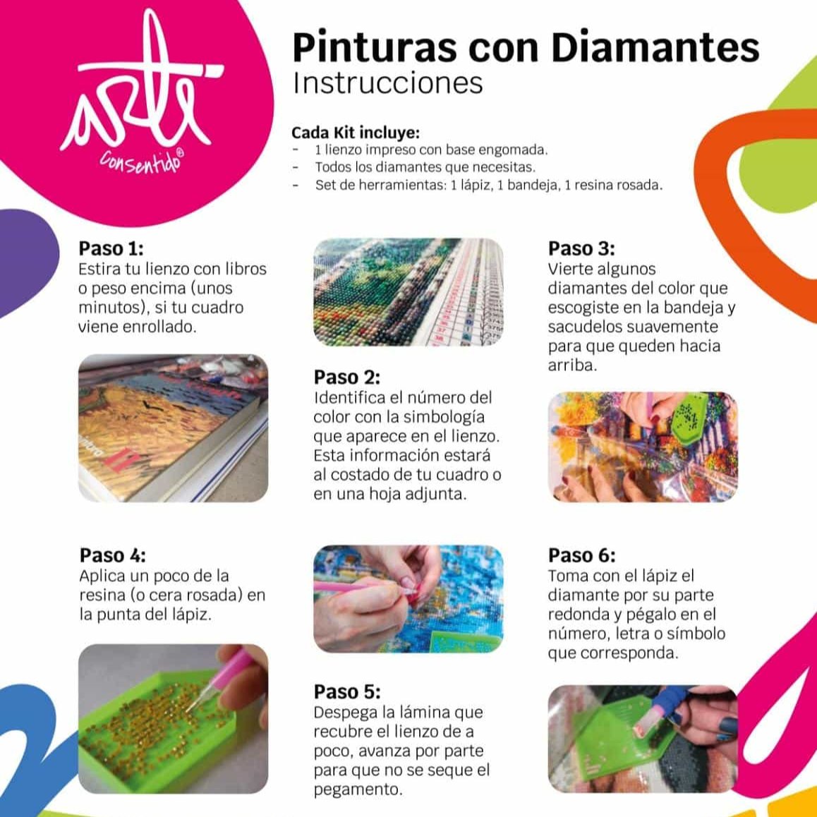 Pintura con diamantes set llaveros Navidad Campanita