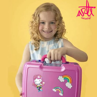 Pintura con diamantes set stickers Arco iris