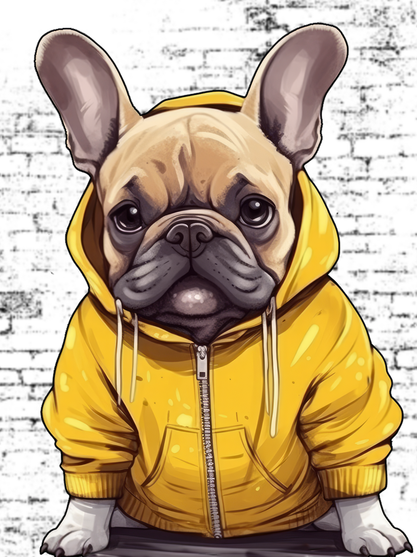 Pack Bulldog Francés Bastidor 30x40 ( 3 Productos)