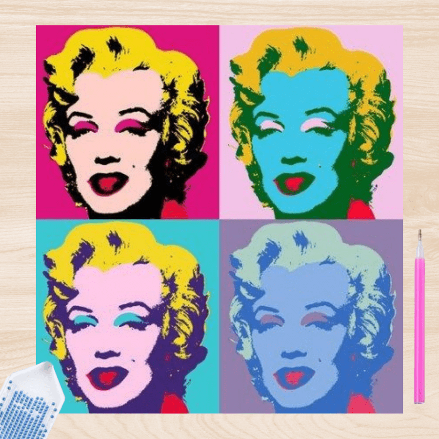 Pintura con Diamantes Marilyn 30X30