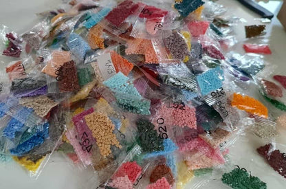 Pintura con Diamantes Árbol Ciudad 20X25