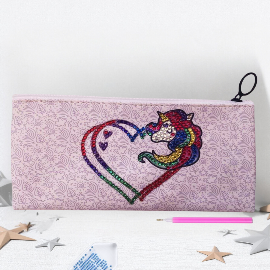 Pintura con Diamantes Estuche Unicornio