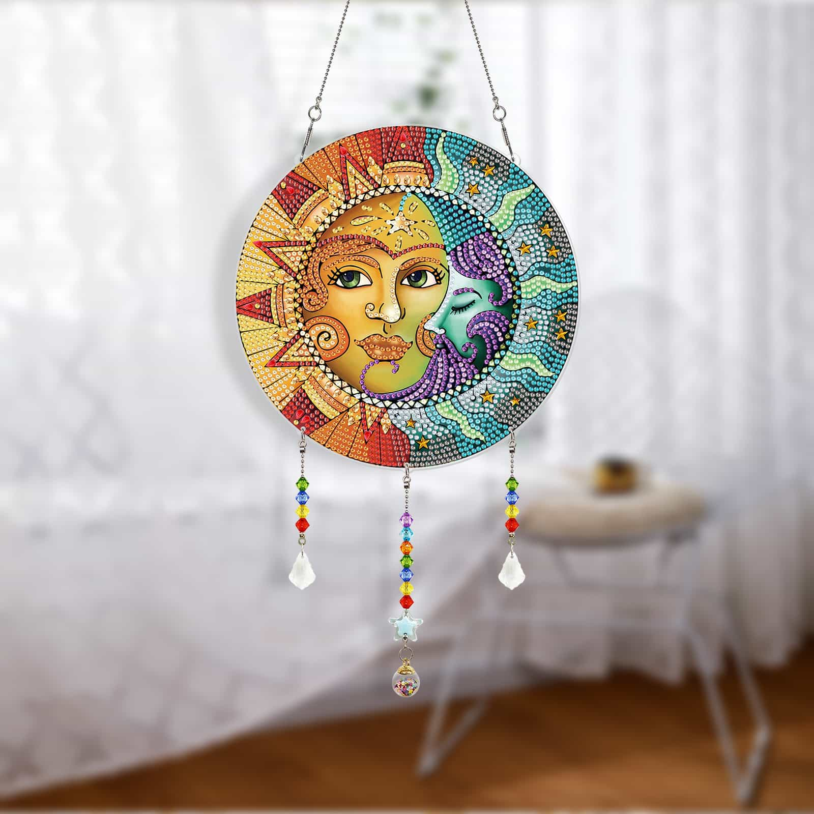 Pintura con Diamantes Atrapa Sueños Sol