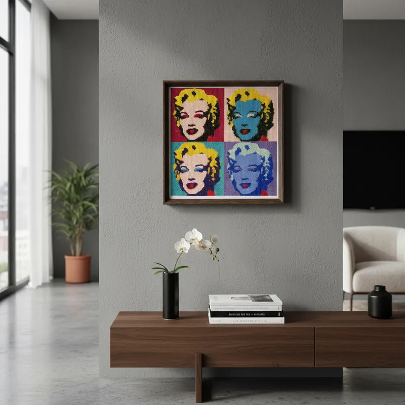 Pintura con Diamantes Marilyn 30X30