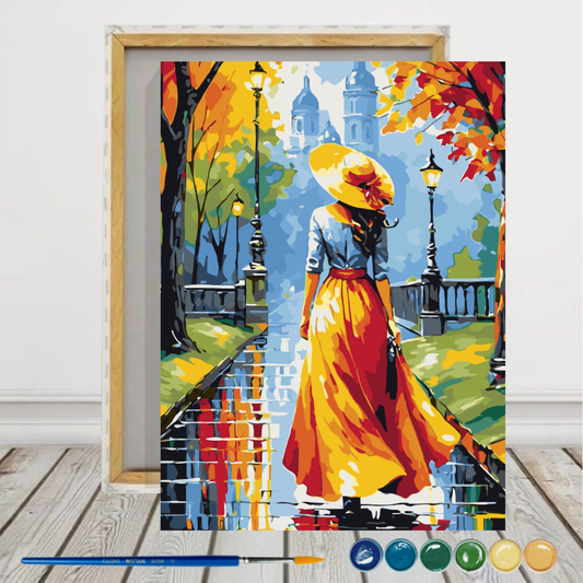 Nuevos Comienzos Pintura por Número 40x50 con bastidor