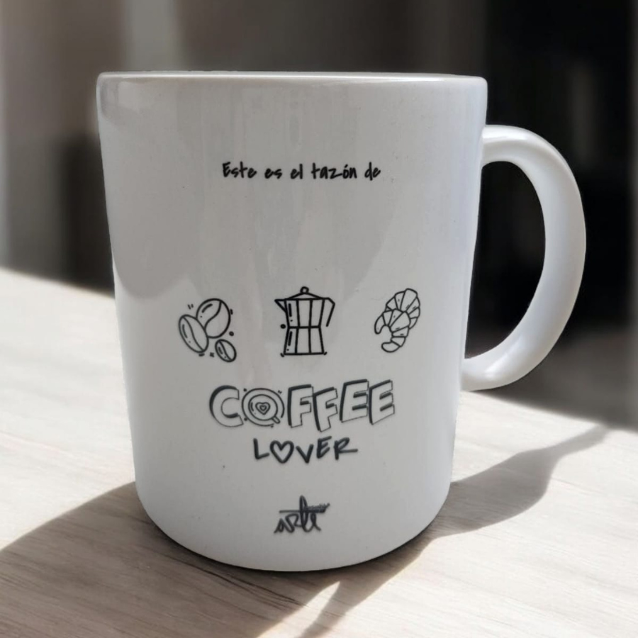 Tazón  para pintar y decorar Life Beggins After Coffee