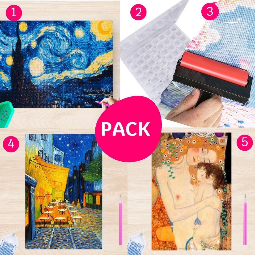 Pack Diamond Art – Grandes Maestros (5 productos)