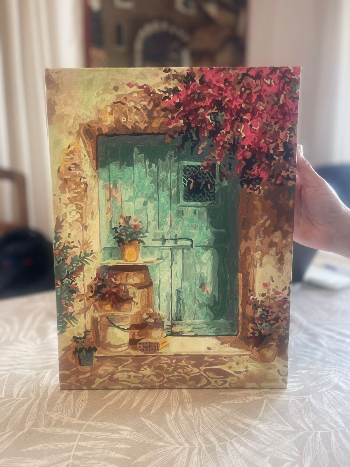 Puerta Pintura por números 30x40 con Bastidor