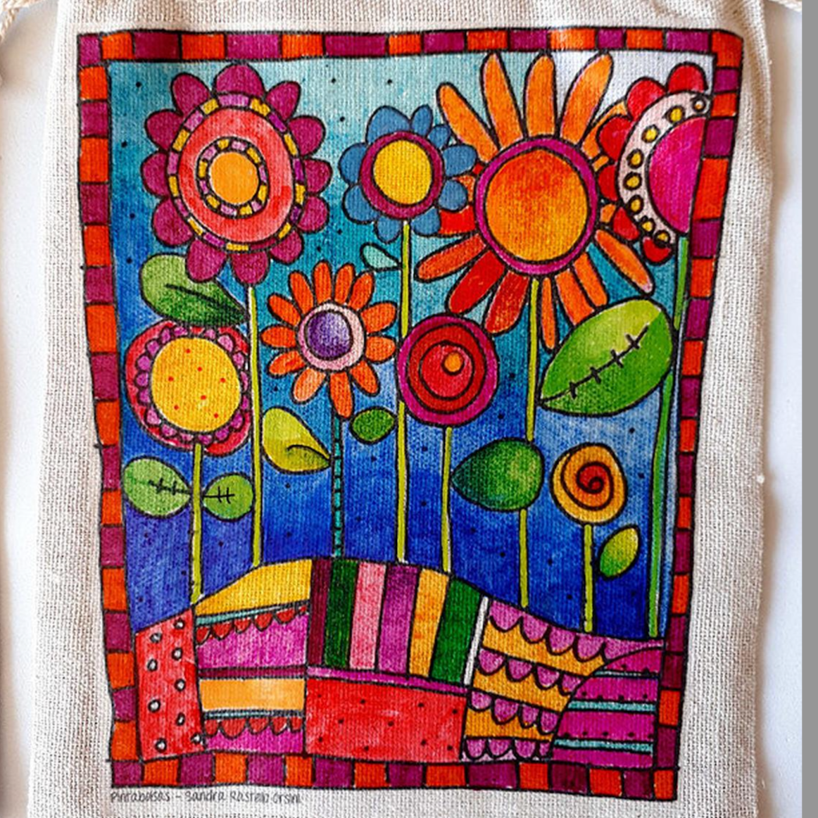 Pintables en Tela Morral Nº17