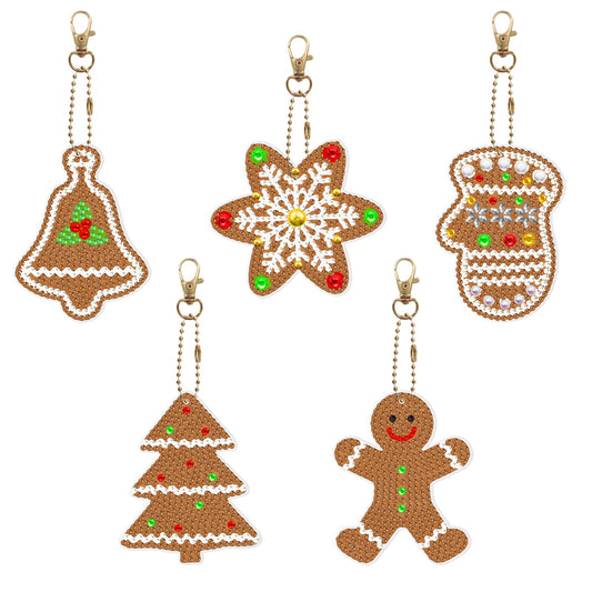 Pintura con Diamantes Llaveros galletas (5 u)