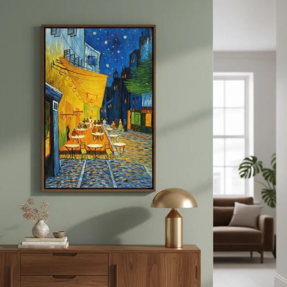 Pintura con Diamantes Café Arlés 30X40