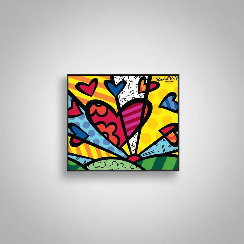 Pintura con Diamantes Corazón Britto 20x25