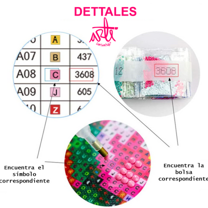 Pintura con Diamantes Virgen Sol 20X25