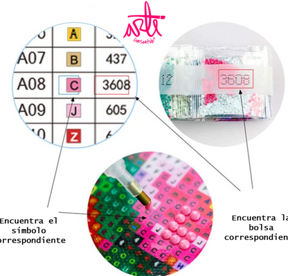 Pintura con Diamantes Un Día Sin Reir 30X40 con Bastidor