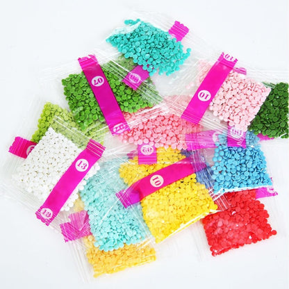 Pintura con diamantes set stickers Arco iris