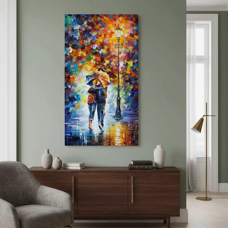 Pintura con Diamantes Enamorados 20X25