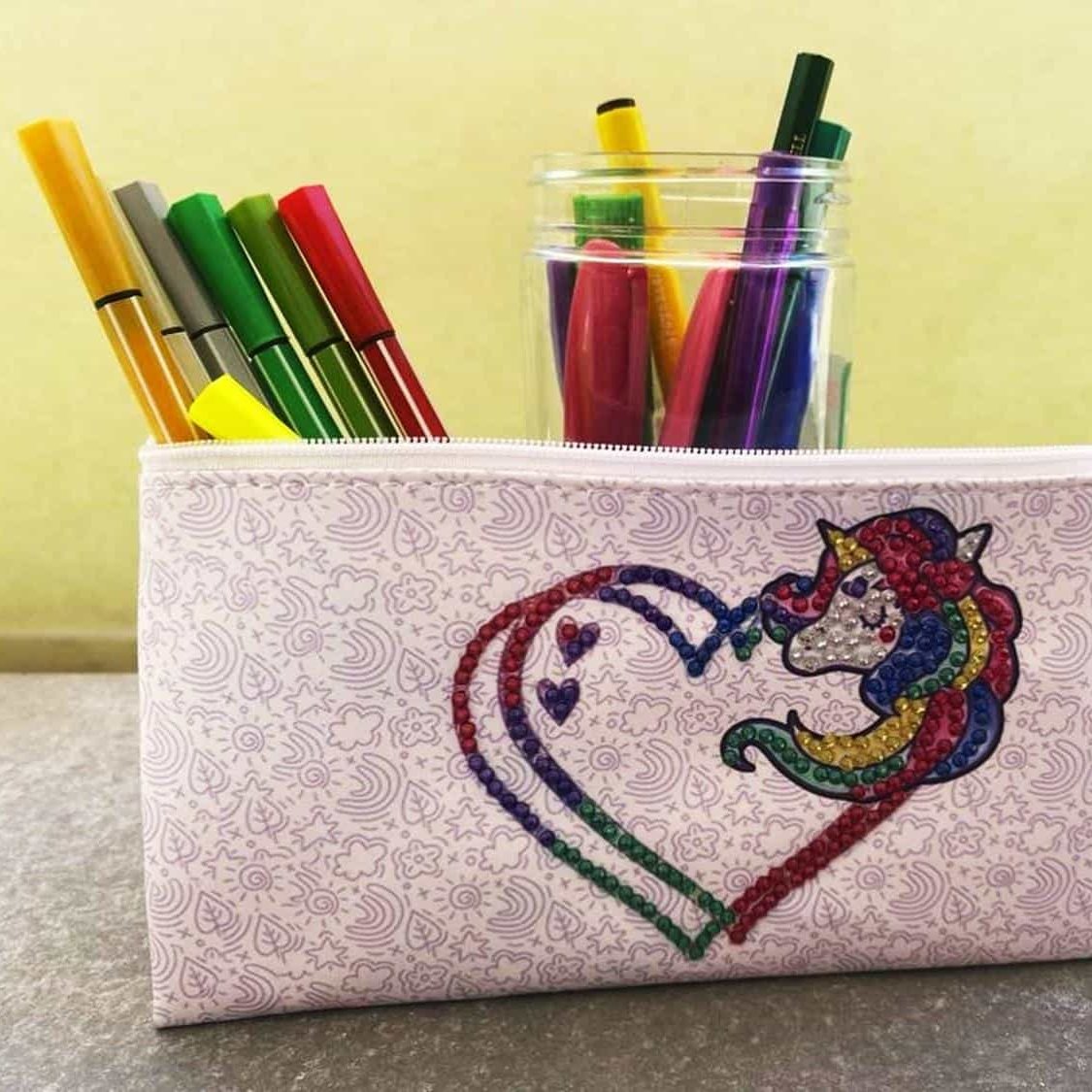 Pintura con Diamantes Estuche Unicornio